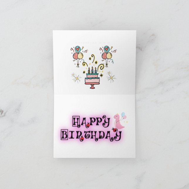 Happy Hour et obtenir la vieille carte d'anniversa (Intérieur)