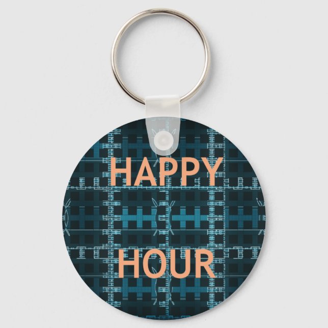 Happy Hour Keychain (Front)
