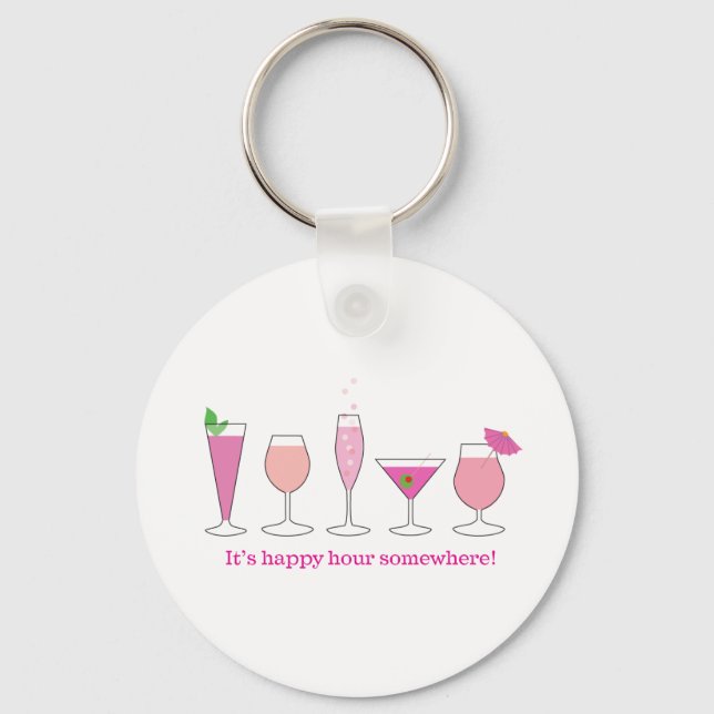 happy hour keychain (Front)