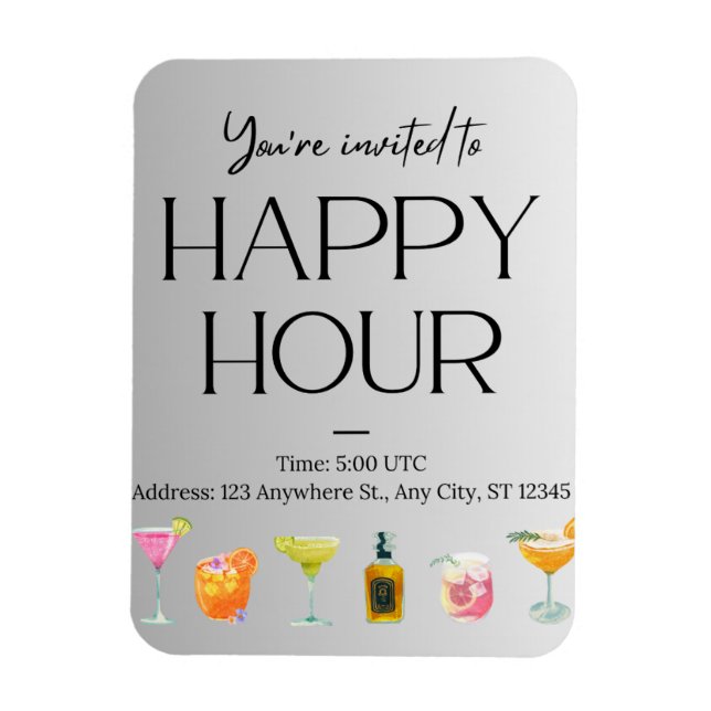 happy hour magnet (Vertical)
