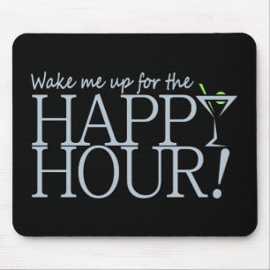 Happy Hour mousepad, customize Mouse Pad