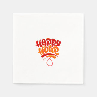Happy hour  napkin
