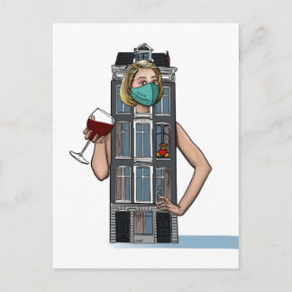 "Happy Hour" Postcard