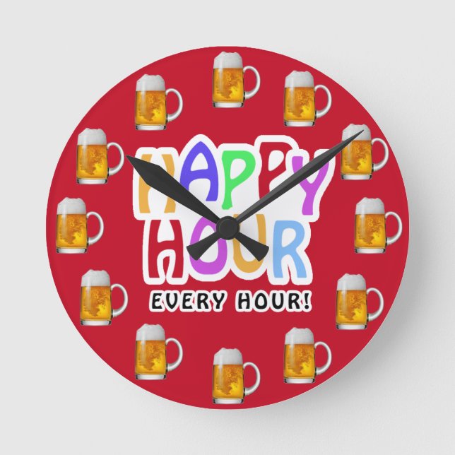 Happy Hour Wall Clock (Front)