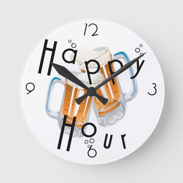 Happy Hour Wall Clock (Front)