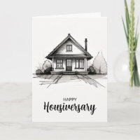 Happy house anniversary housiversary referral card