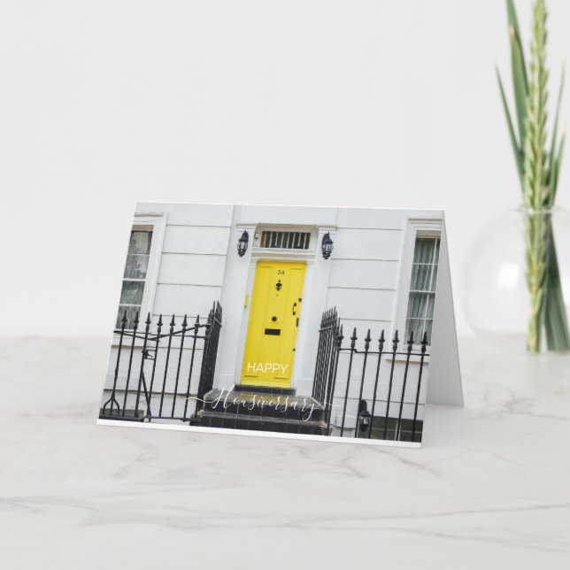 Happy house anniversary housiversary referral card (Front)