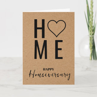 Happy house anniversary housiversary referral card