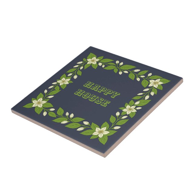 Happy house tile (Side)
