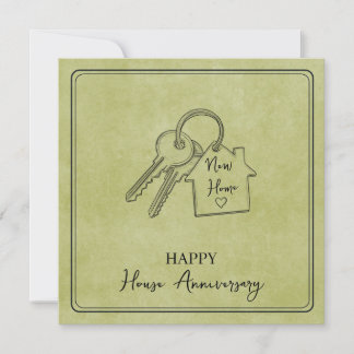 Happy Housiversary | House Anniversary Celebration Card