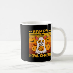 Happy Howl-o-ween Corgi Halloween Costume Coffee Mug