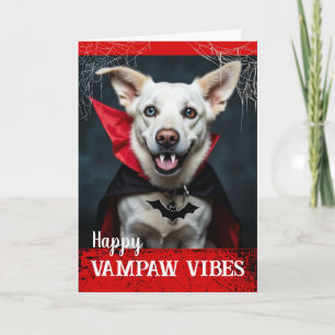 Happy Howl-oween with Vampire Vampaw Vibes Card
