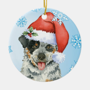 Happy Howliday ACD Ceramic Ornament