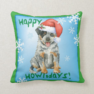 Happy Howliday ACD Throw Pillow