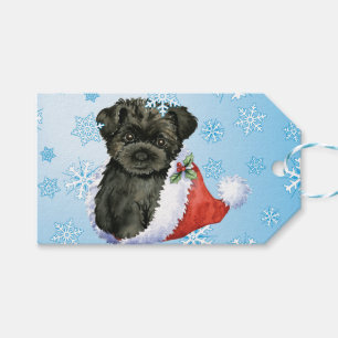 Happy Howliday Affenpinscher Gift Tags