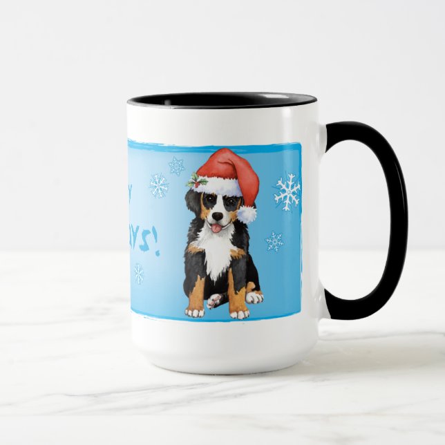 Happy Howliday Berner Mug (Right)