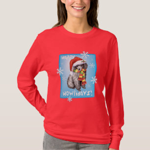 Happy Howliday Miniature Poodle T-Shirt