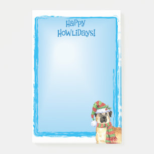 Happy Howlidays Anatolian Shepherd Post-it Notes