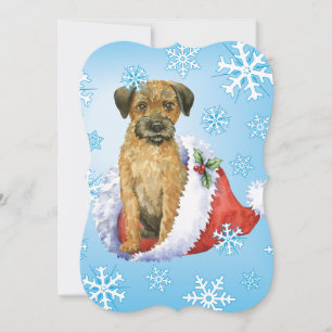 Happy Howlidays Border Terrier Holiday Card