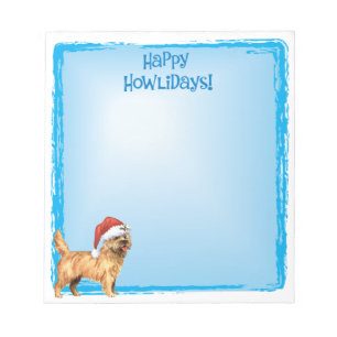 Happy Howlidays Cairn Terrier Notepad
