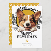 Happy Howlidays Cardigan Welsh Corgi Dog Christmas