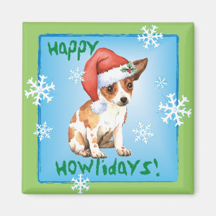 Happy Howlidays Chihuahua Magnet