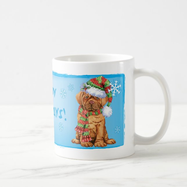 Happy Howlidays Dogue Coffee Mug (Right)