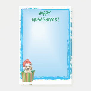 Happy Howlidays English Setter Post-it Notes