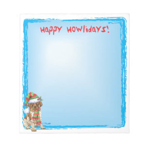 Happy Howlidays GSP Notepad