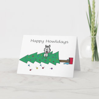 Happy Howlidays Holiday Card