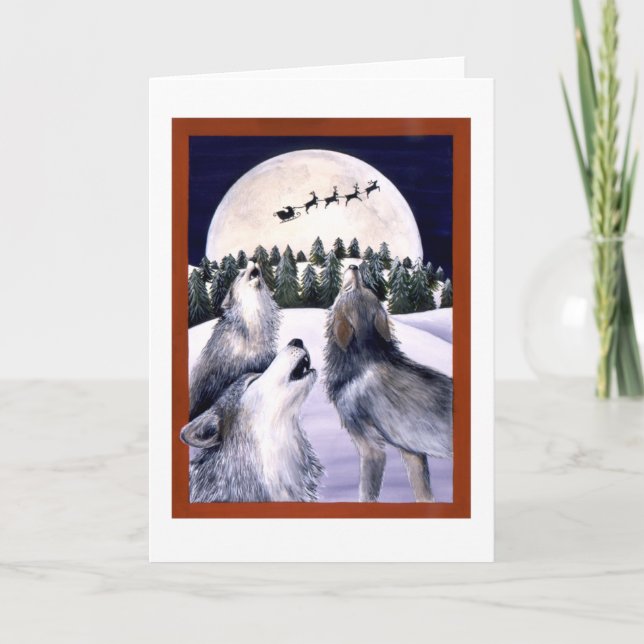 Happy Howlidays Holiday Card (Front)