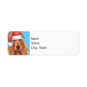 Happy Howlidays Irish Setter