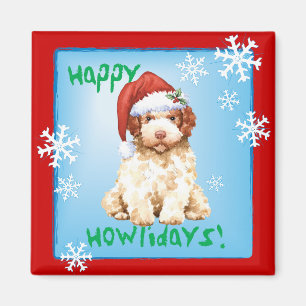 Happy Howlidays Lagotto Romagnolo Magnet