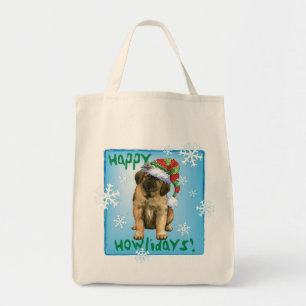 Happy Howlidays Leonberger Tote Bag