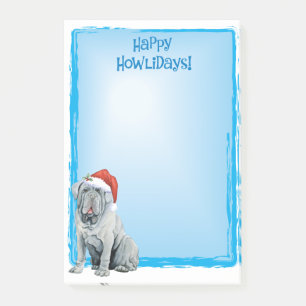Happy Howlidays Mastino Post-it Notes