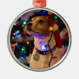 Happy Howlidays! Metal Ornament