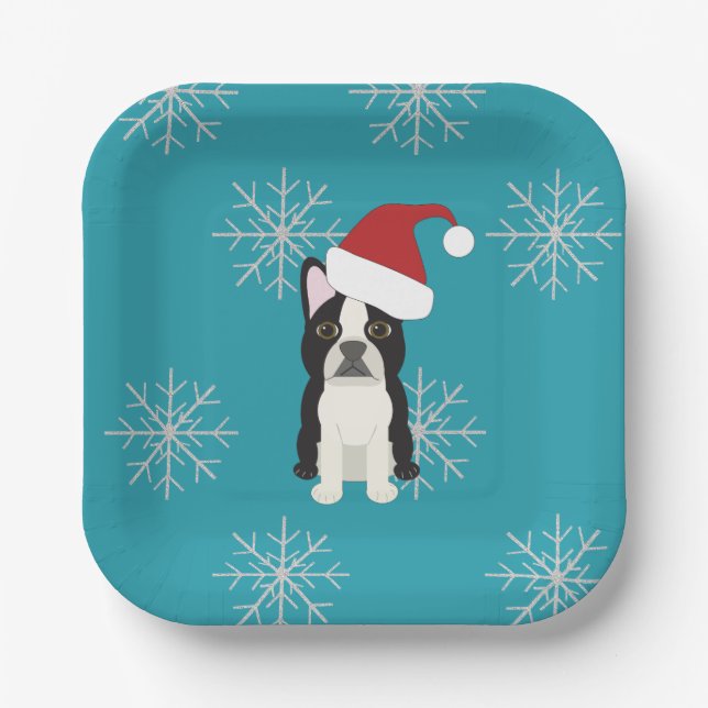 Happy Howlidays Paper Plate (Front)