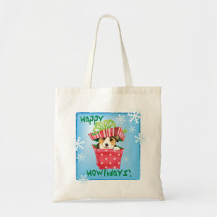 Happy Howlidays Pembroke Welsh Corgi Tote Bag