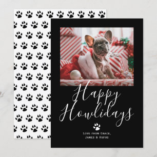 Happy Howlidays Pet Dog Christmas Holiday Card