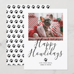 Happy Howlidays Pet Dog Christmas Holiday Card