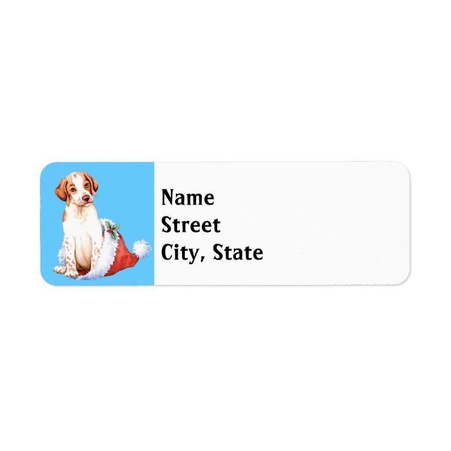 Happy Howlidays Pointer Address Label (Front)