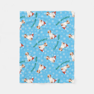 Happy Howlidays Pointer Fleece Blanket