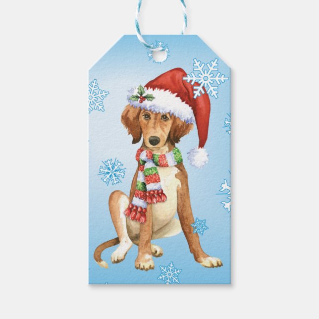Happy Howlidays Saluki Gift Tags (Front)
