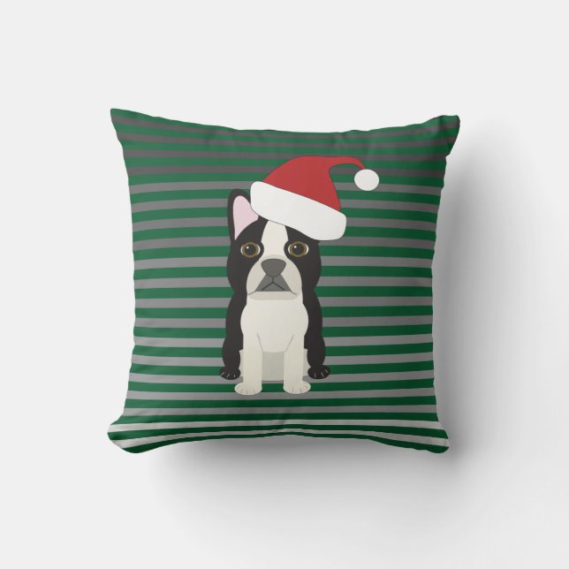 Happy Howlidays Throw Pillow (Front)