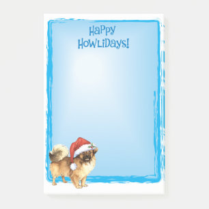 Happy Howlidays Tibetan Spaniel Post-it Notes