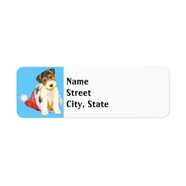 Happy Howlidays Wire Fox Terrier (Front)
