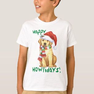 Happy Howlidays Yellow Lab T-Shirt