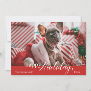 Happy Howlijours Carte de vacances photo