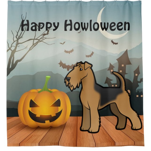 Happy Howloween Airedale Terrier (Front)
