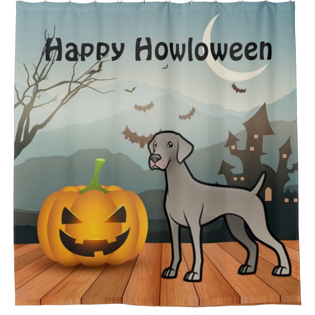Happy Howloween Weimaraner (Front)